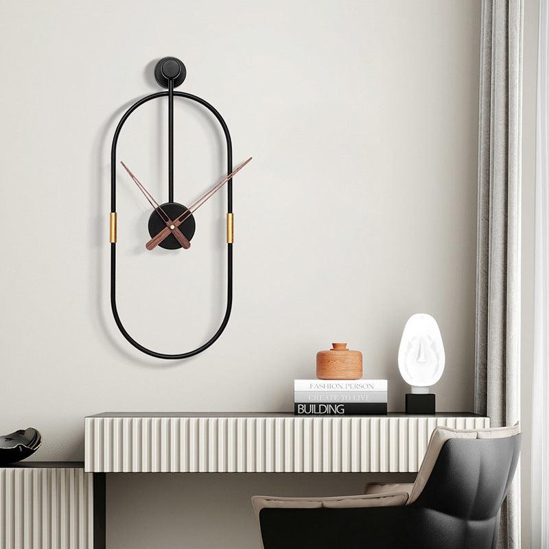 Creative Nordic Style Simple Metal Wall ClockSmall 39145  