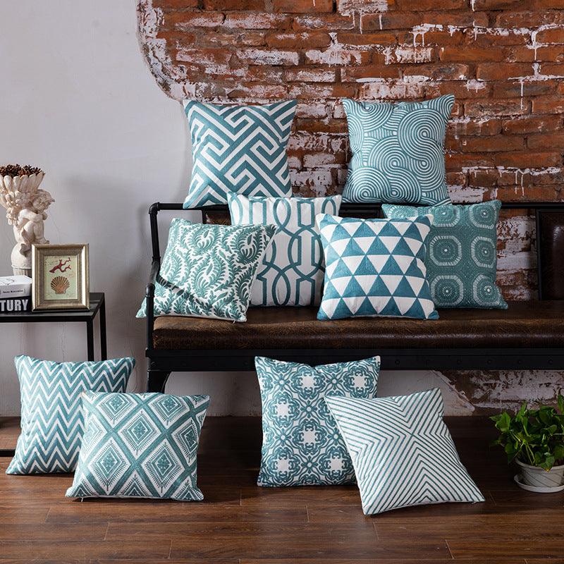 Modern Geometric Pillow - Contemporary Elegance for Your Stylish Living Space  