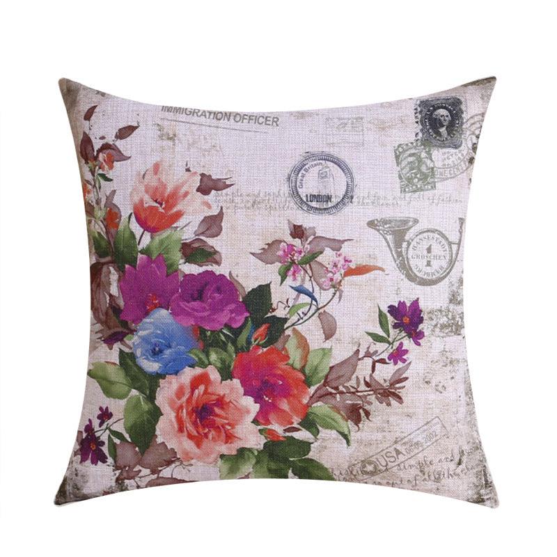 Retro Fashion Elegance: Wedding Gift Decorated Cushion Cover - Stylish Sofa Pillow Case for Timeless Home Décor4  