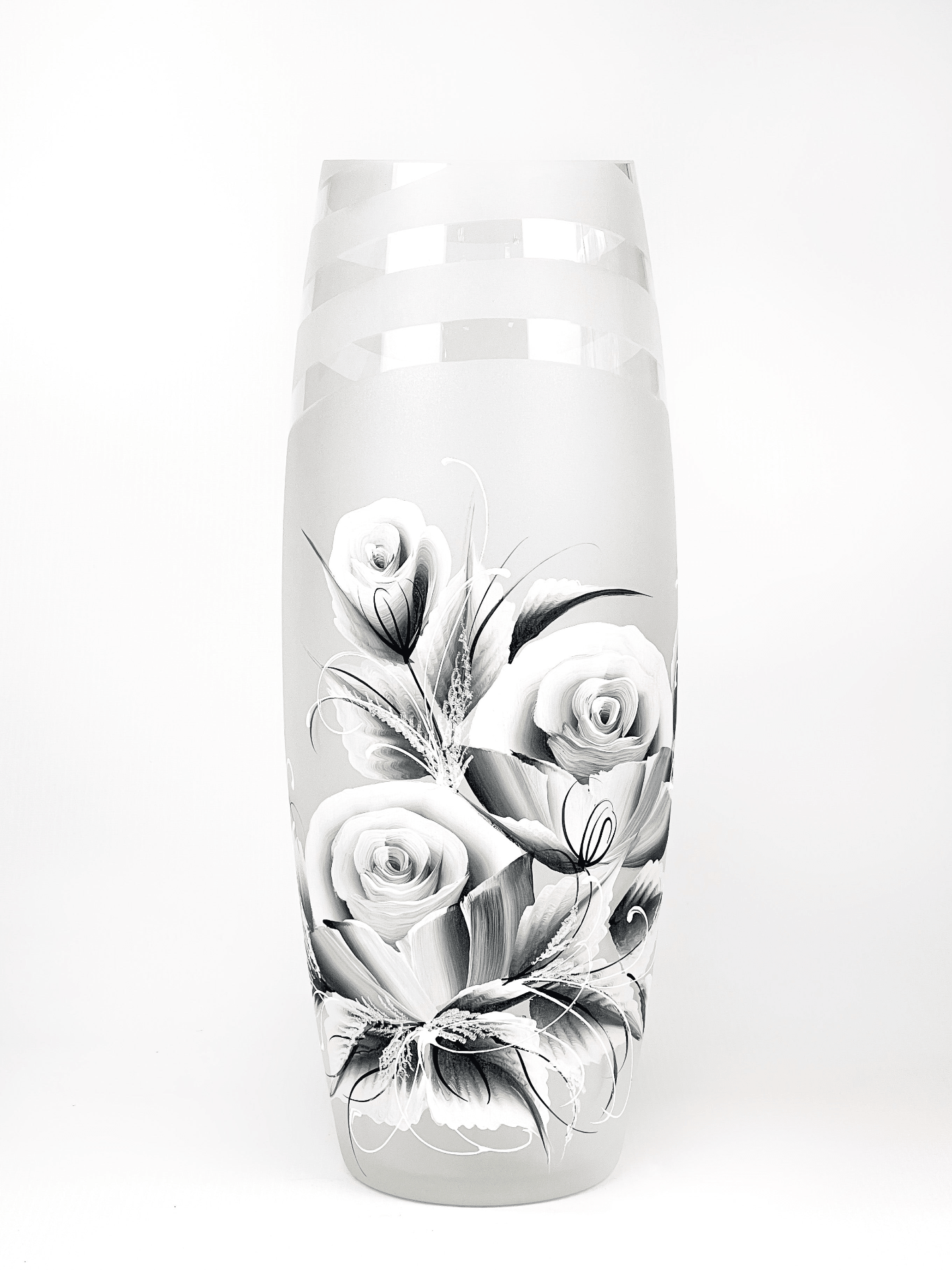 Art decorative glass vase 7124/400/sh351  