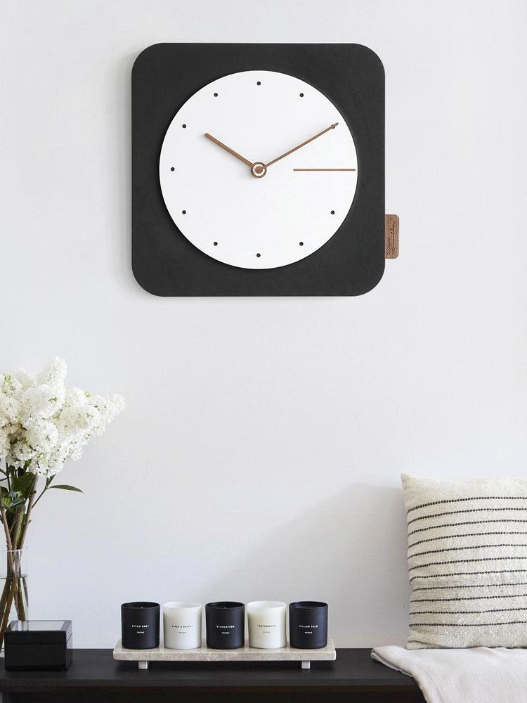 Square Light Luxury Style Wall Clock  