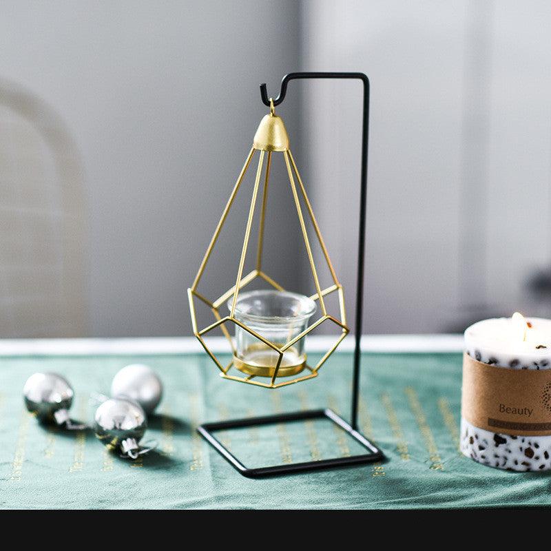 European Style Hanging Candle Holder Simple Home Wine Cabinet Decoration IdeasCandlestick Type B  