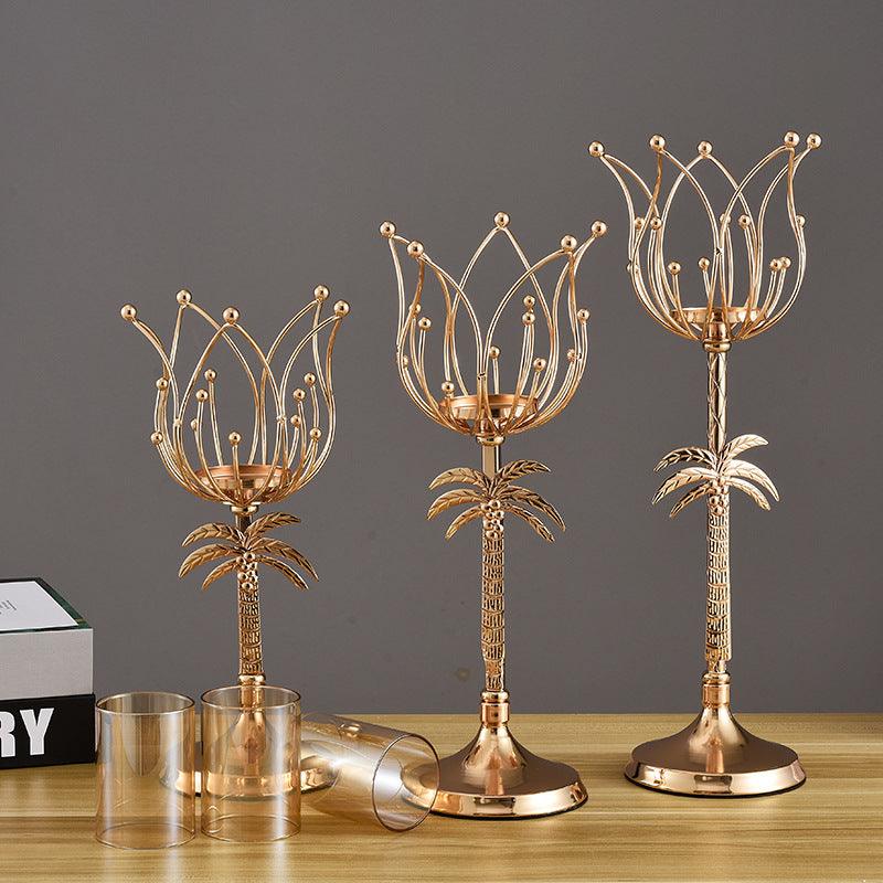 Candle Holder Dining Table Candle Light Dinner Candle Holder Decoration  