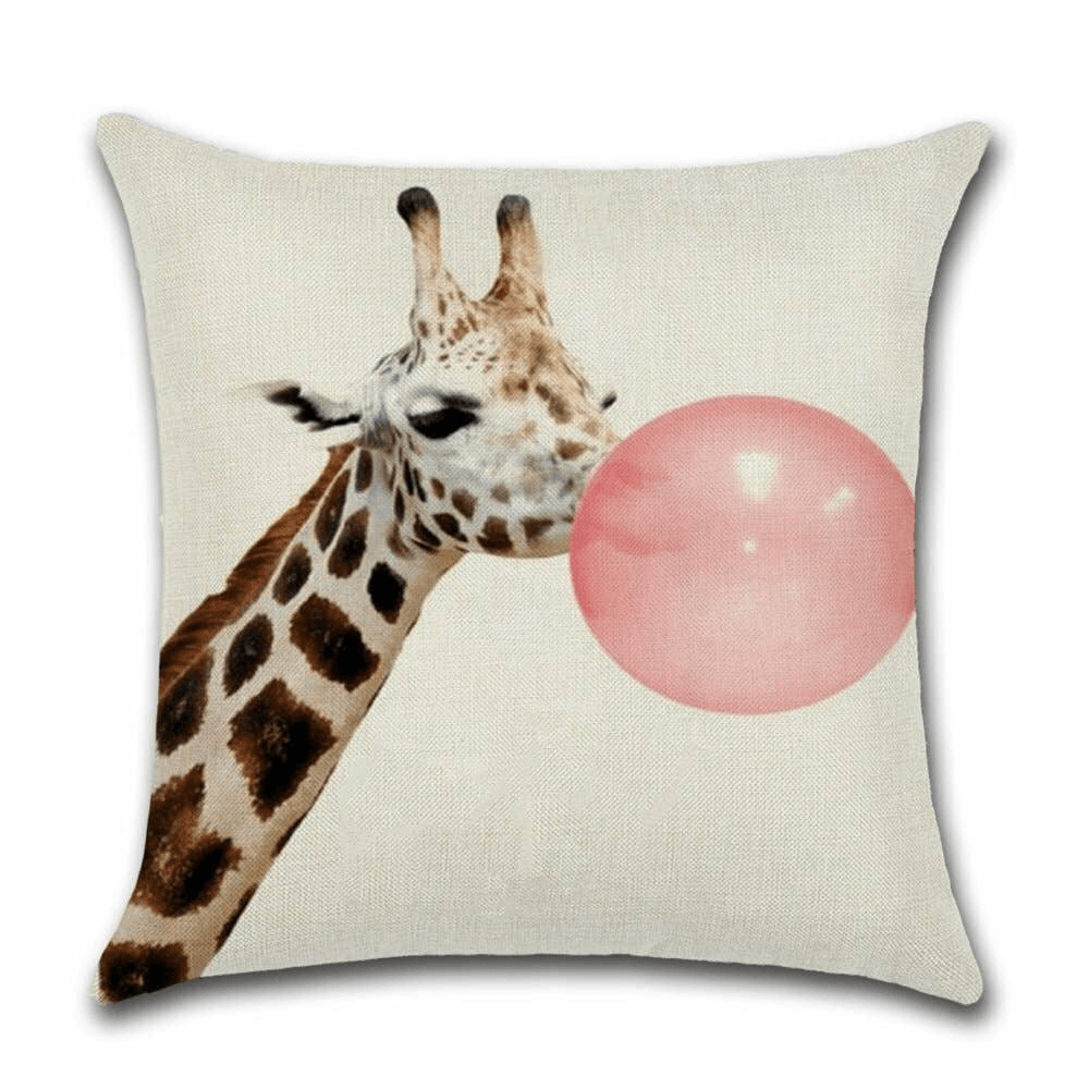 Cushion Cover Animal Party - Girafe  