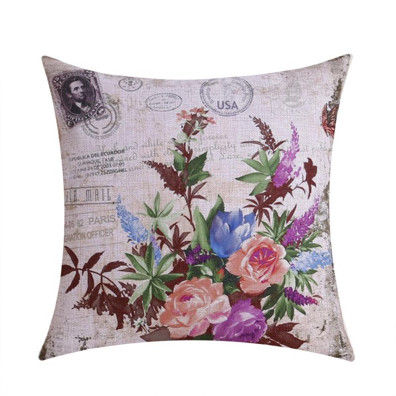 Retro Fashion Elegance: Wedding Gift Decorated Cushion Cover - Stylish Sofa Pillow Case for Timeless Home Décor2  