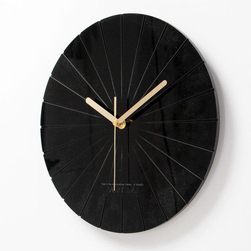 Acrylic solid wall clock30 cm  