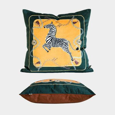 Animal pattern cushion pillowcaseZebra 45X45CM 
