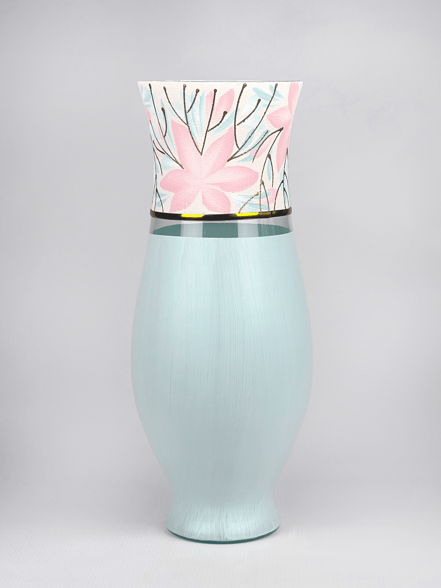 Art decorative glass vase 8290/400/sh164.2  