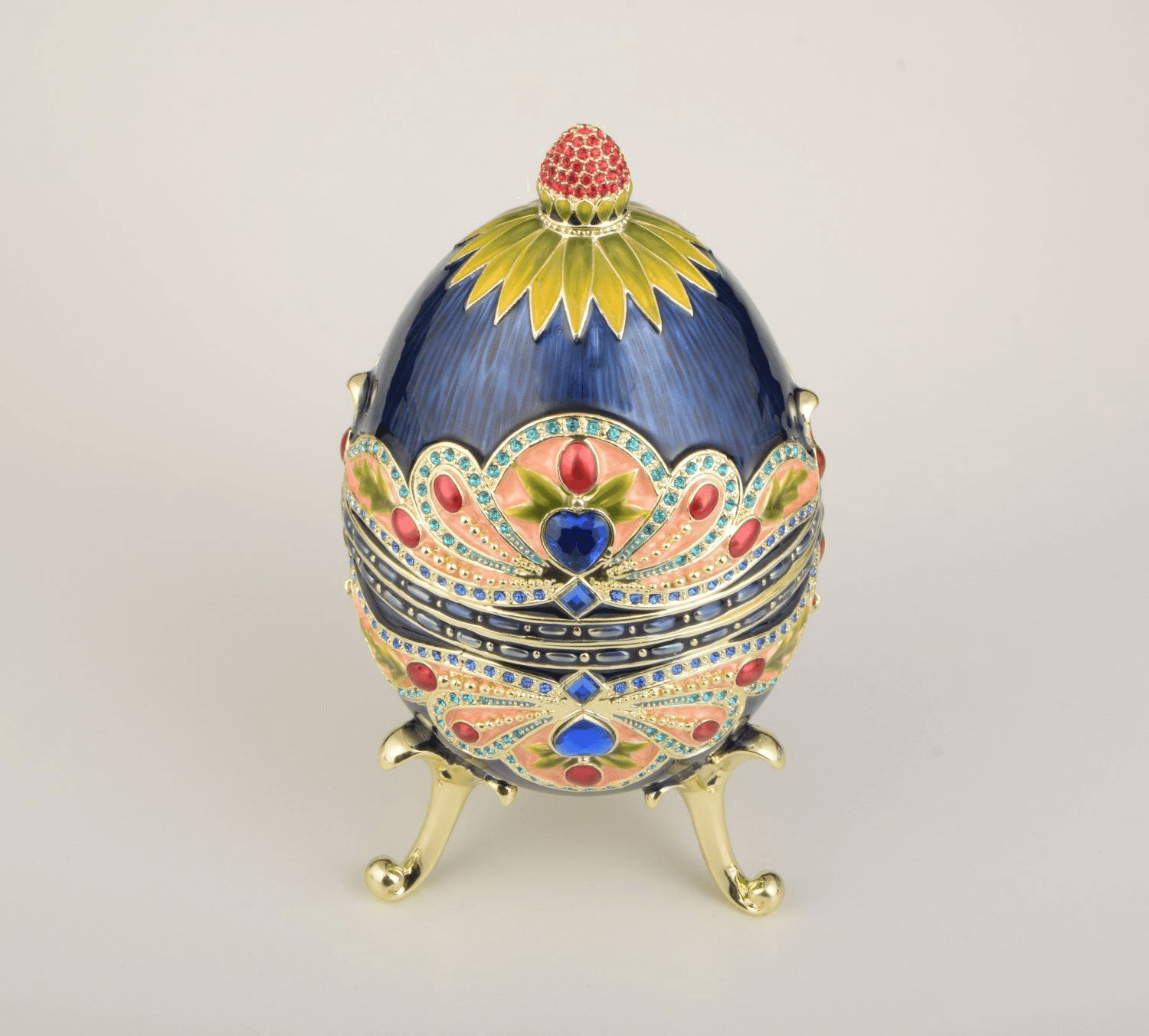 Blue Colorful Russian Egg  