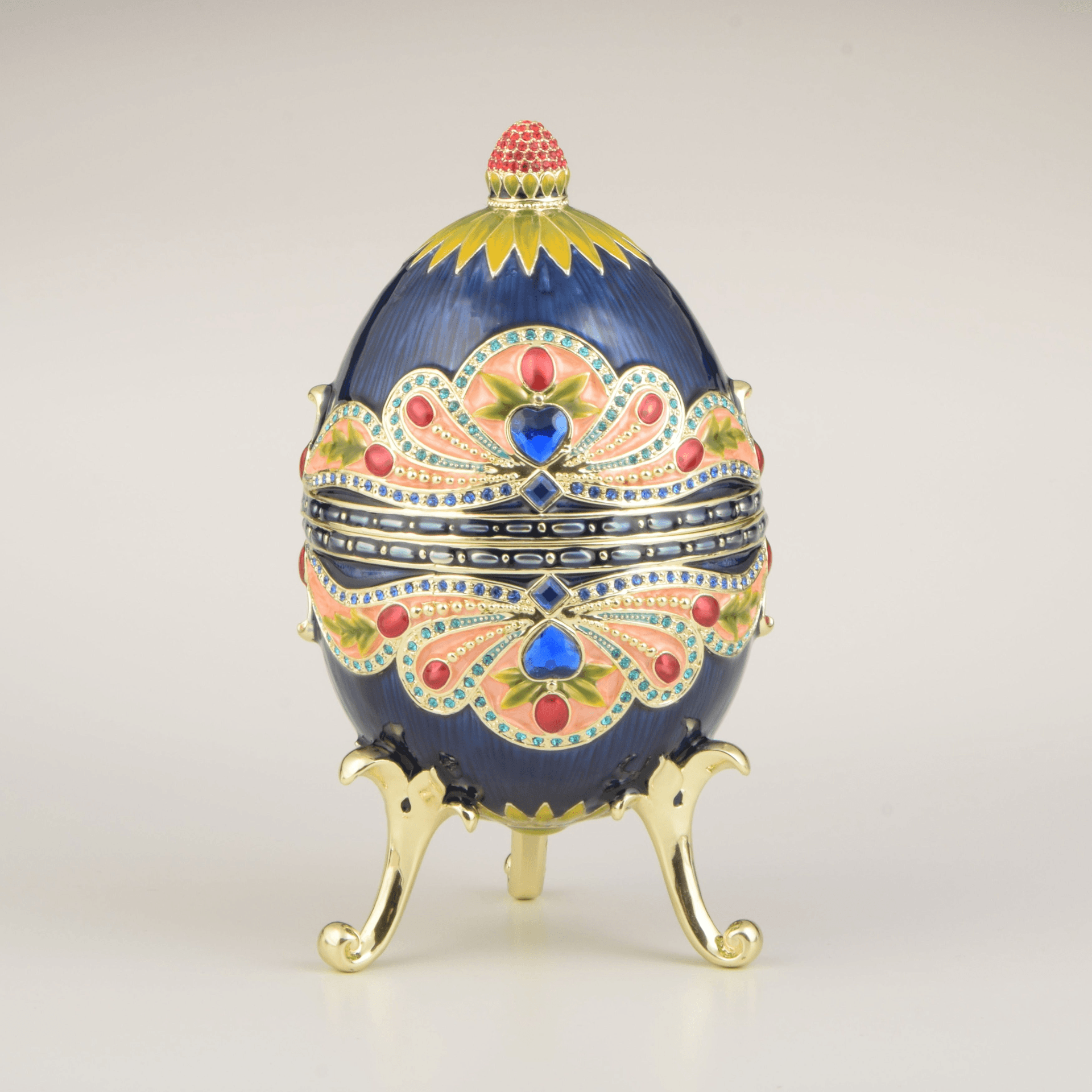 Blue Colorful Russian Egg  