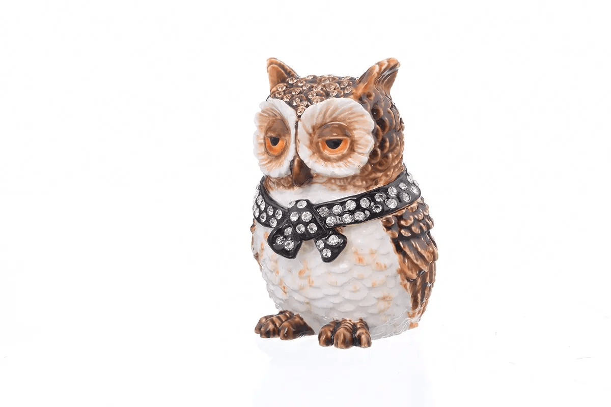 Brown Owl trinket box  
