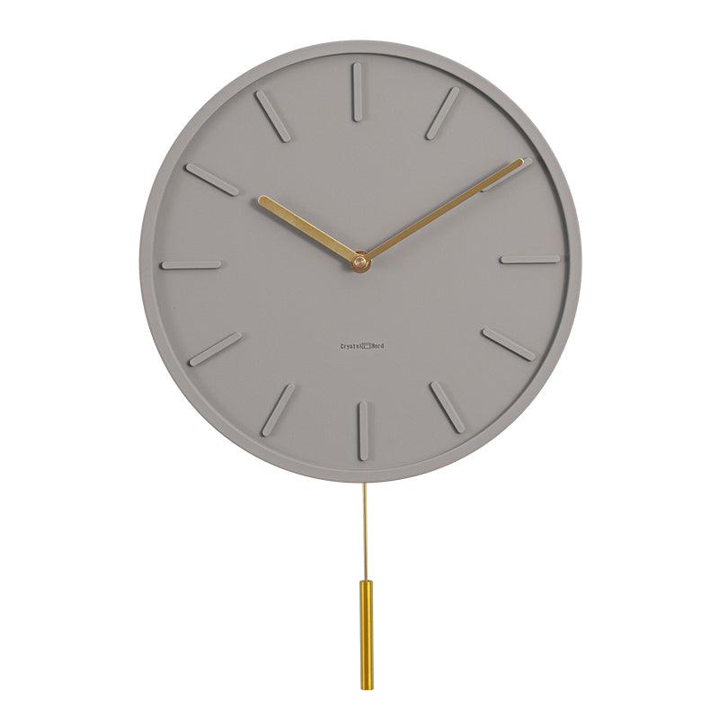 Cement Nordic Clock Light Luxury Silent Clock Wall ClockJ  