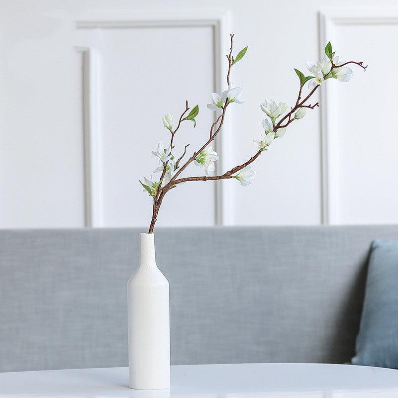 Creative Hydroponic Home Decoration White Ceramic Vase  