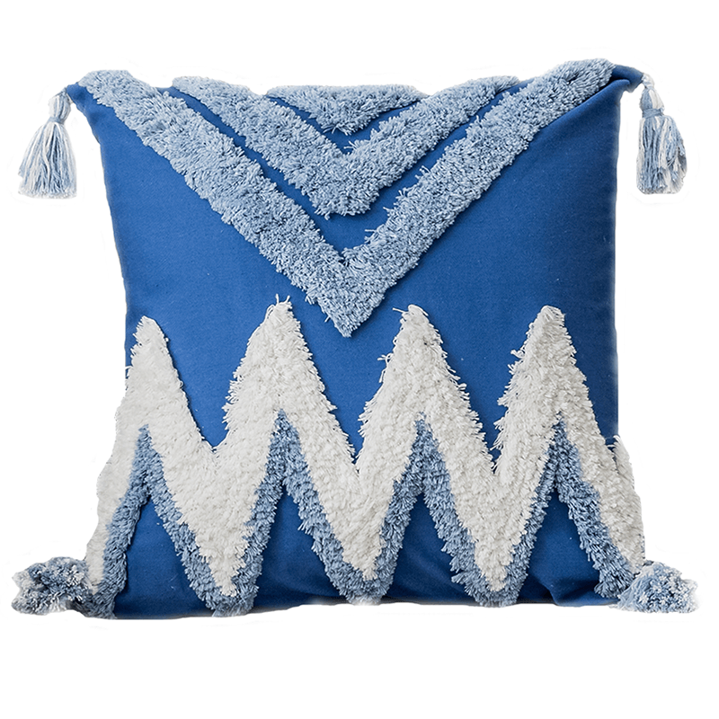 Cushion Cover Bohemian Blue - Clover  