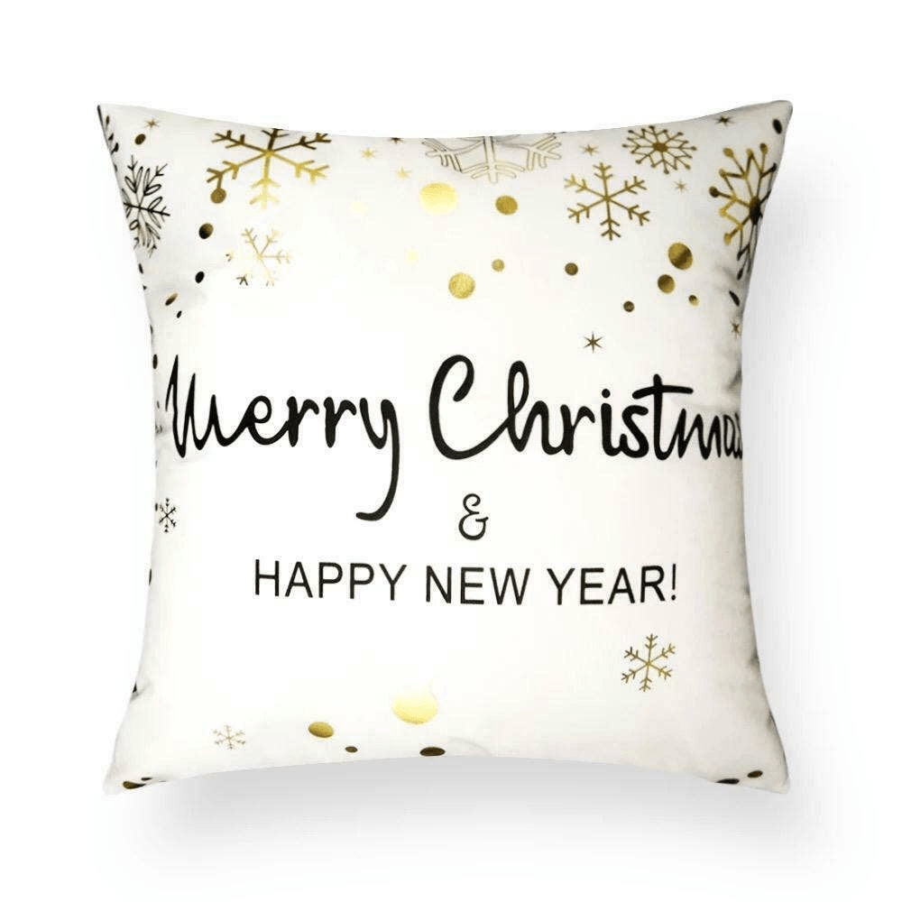 Cushion Cover Christmas - Merry Christmas Small Letters  