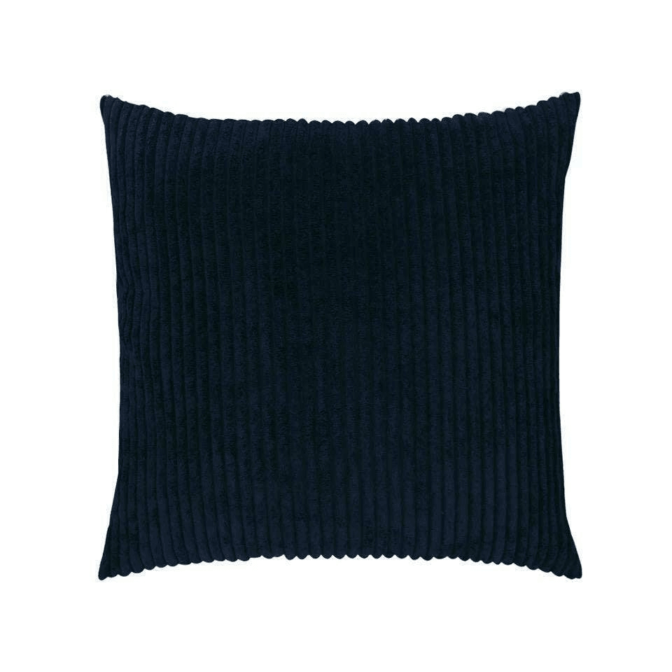 Cushion Cover Soft Rib - Black  