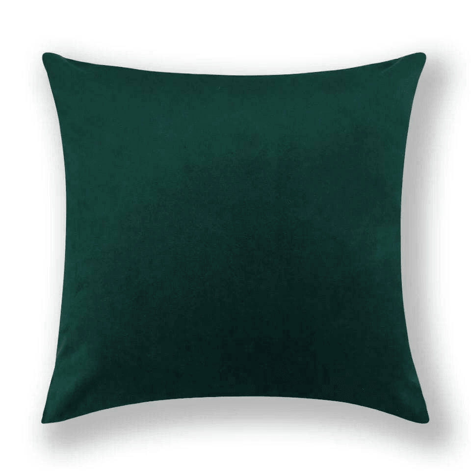 Cushion Cover Velvet - Dark Green  