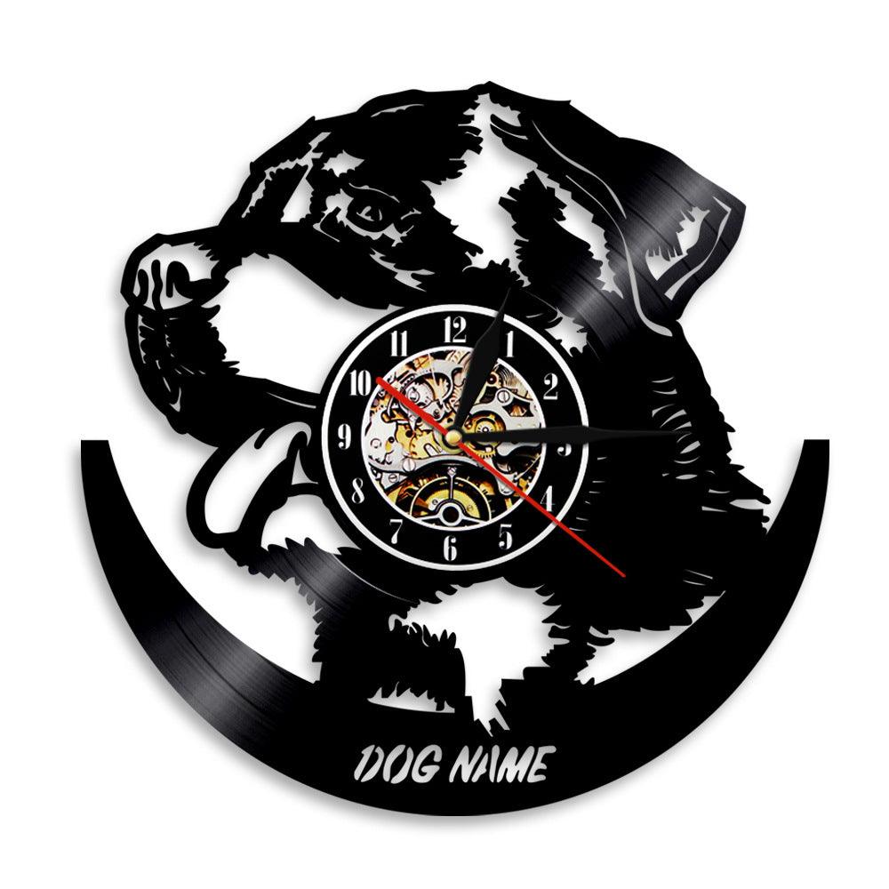 Dog Breed Gift Black Stylish Wall Clock19  