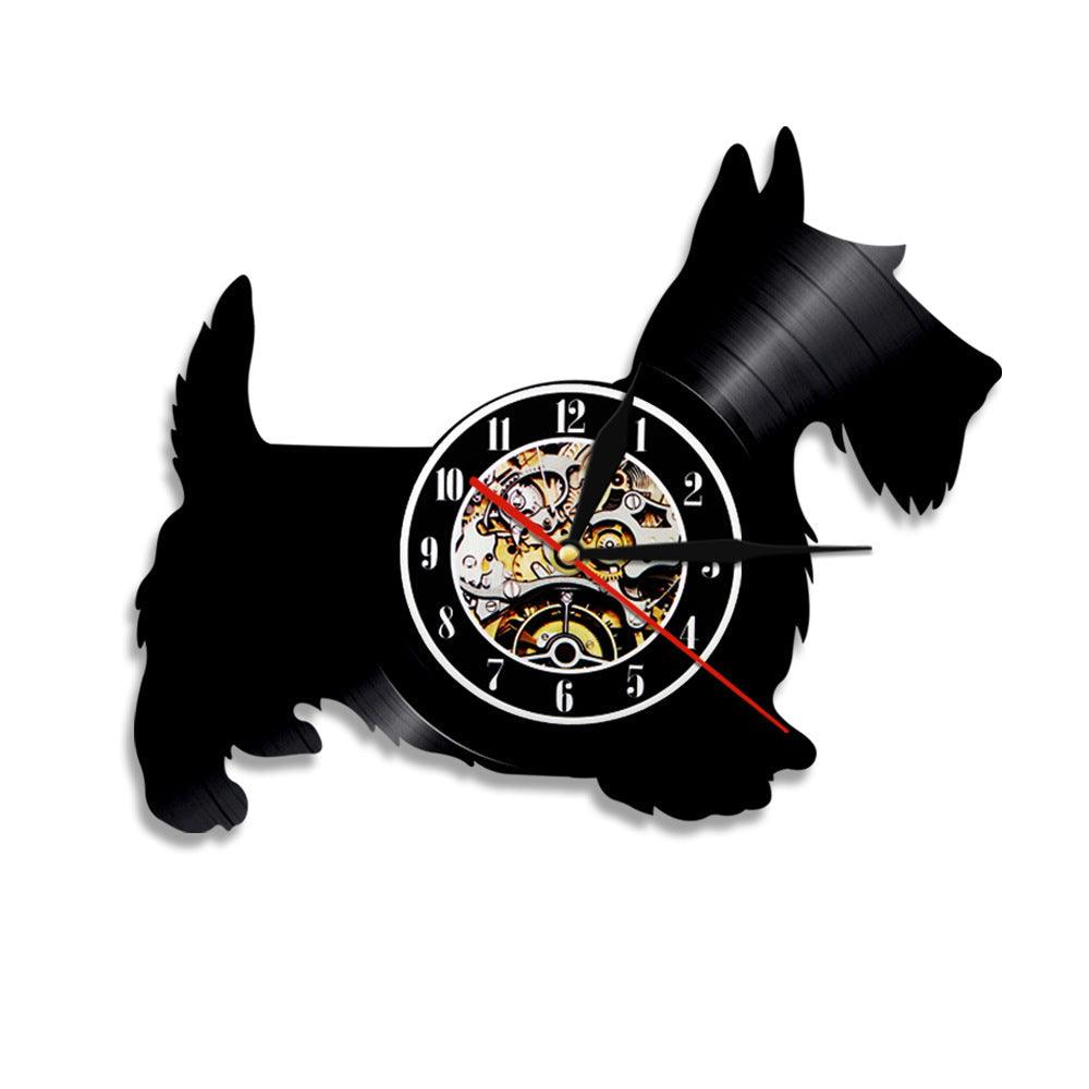 Dog Breed Gift Black Stylish Wall Clock8style  