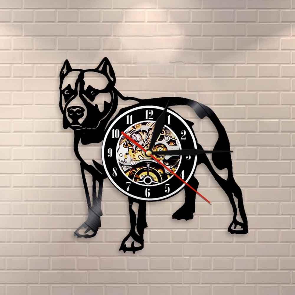 Dog Breed Gift Black Stylish Wall Clock1style  