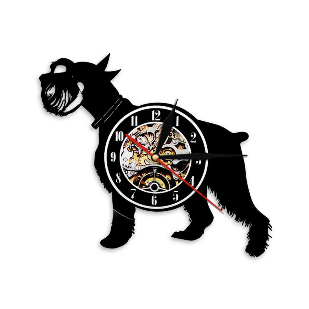 Dog Breed Gift Black Stylish Wall Clock10style  