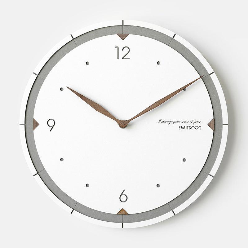 EMITDOOG Roman Numeral White Modern Wall Clock1style  