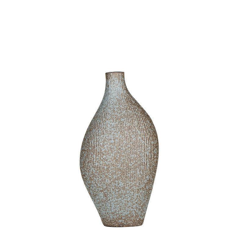 Elegant High Quality Brown Ceramic Home Decoration VaseBeige D 