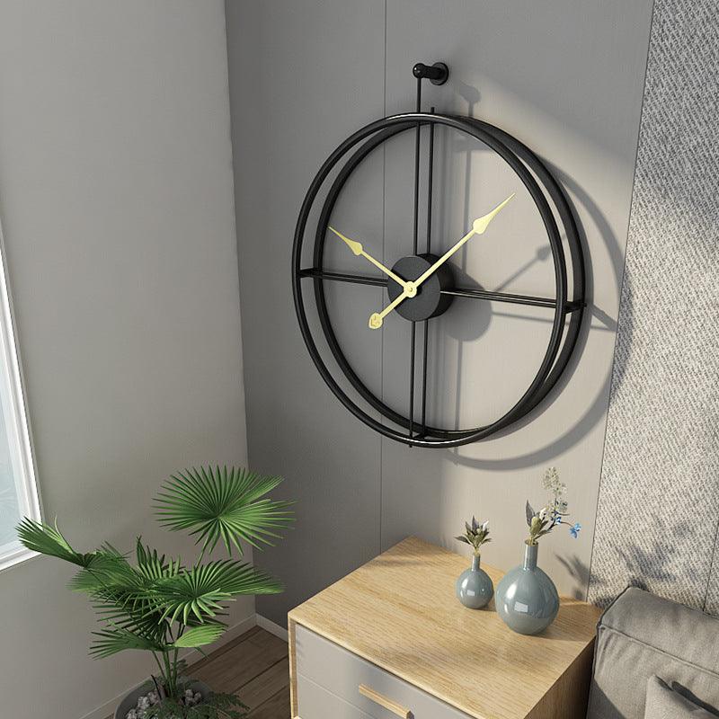 Fashion iron wall clock  