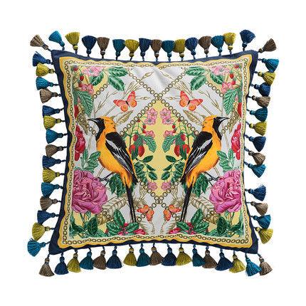 Forest Luxury Cushion Cover - Elevate Your Space with Nature-Inspired Elegance and Opulent ComfortA 43X43CM 
