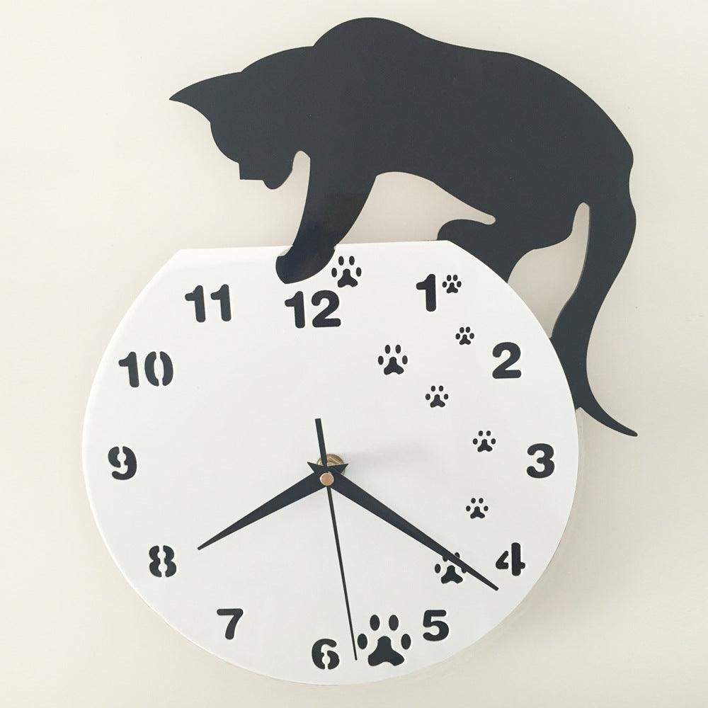Funlife cat wall clock  