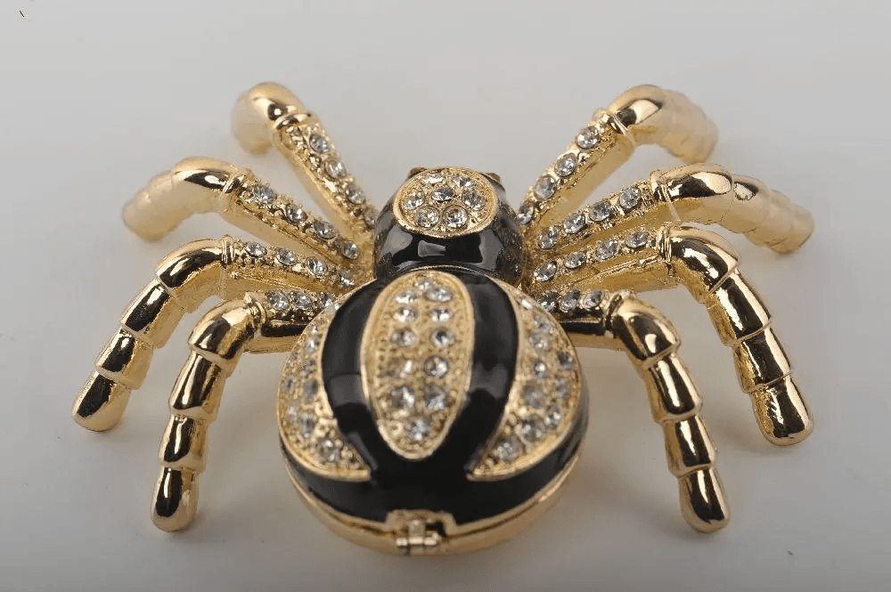 Gold & Black Tarantula Spider  
