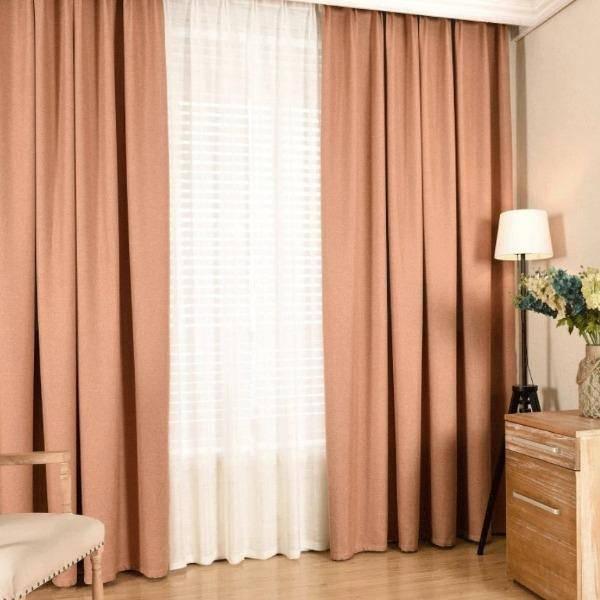 Hera classic design solid color custom made curtain  