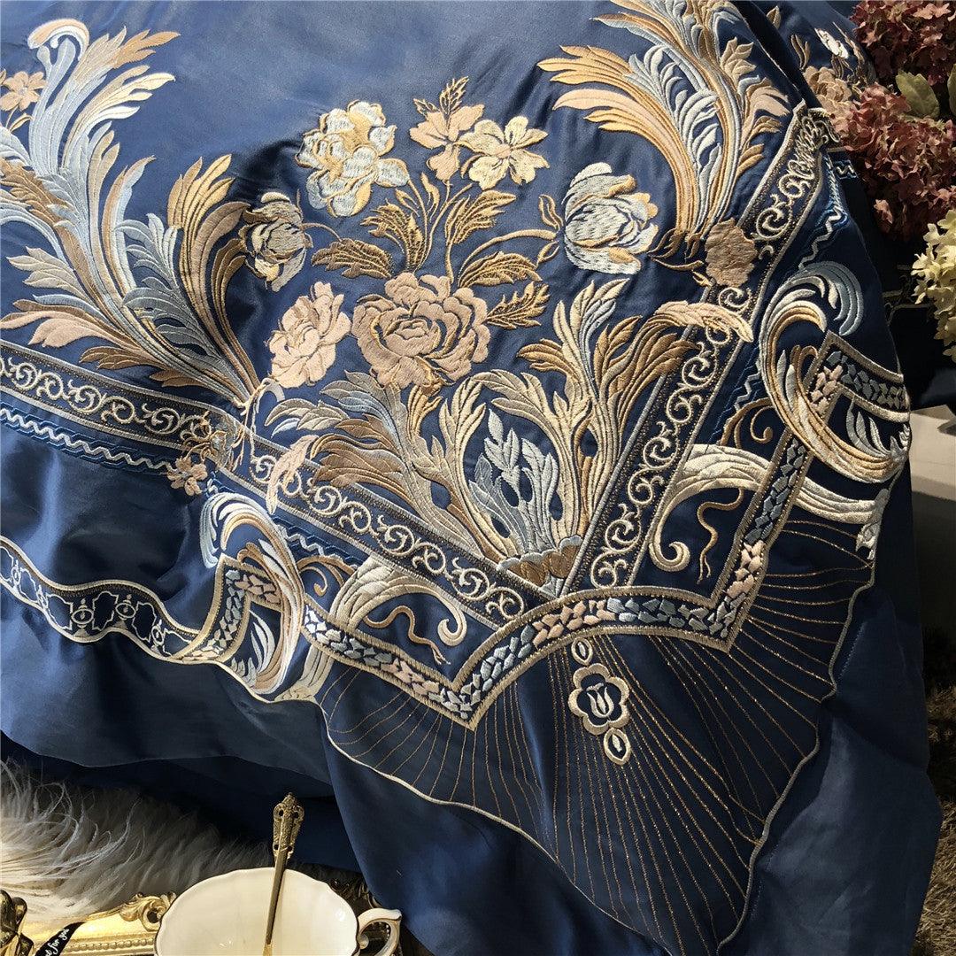 Luxury Defined: Four-Piece High-End Embroidery Bedding Set  