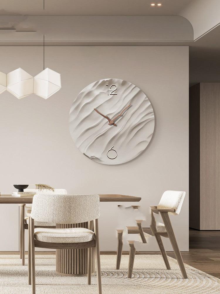 Minimalist Living Room Decoration Wall ClockRippleA 40CM 