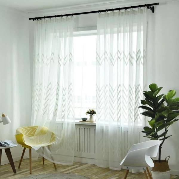 Missi geometric wave pattern custom made curtain  