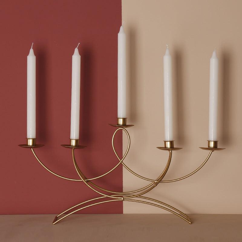 Modern Minimalist Home Dining Table Candle Holder  