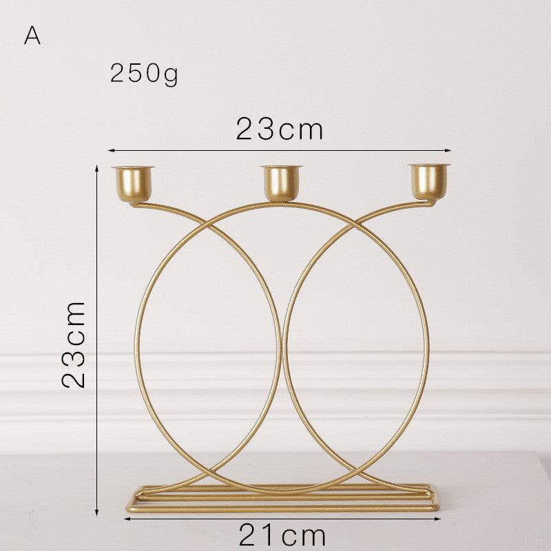 Modern Minimalist Home Dining Table Candle Holder1 style  