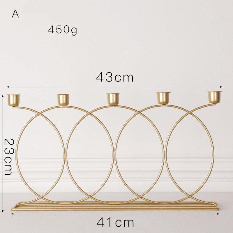 Modern Minimalist Home Dining Table Candle Holder3 style  