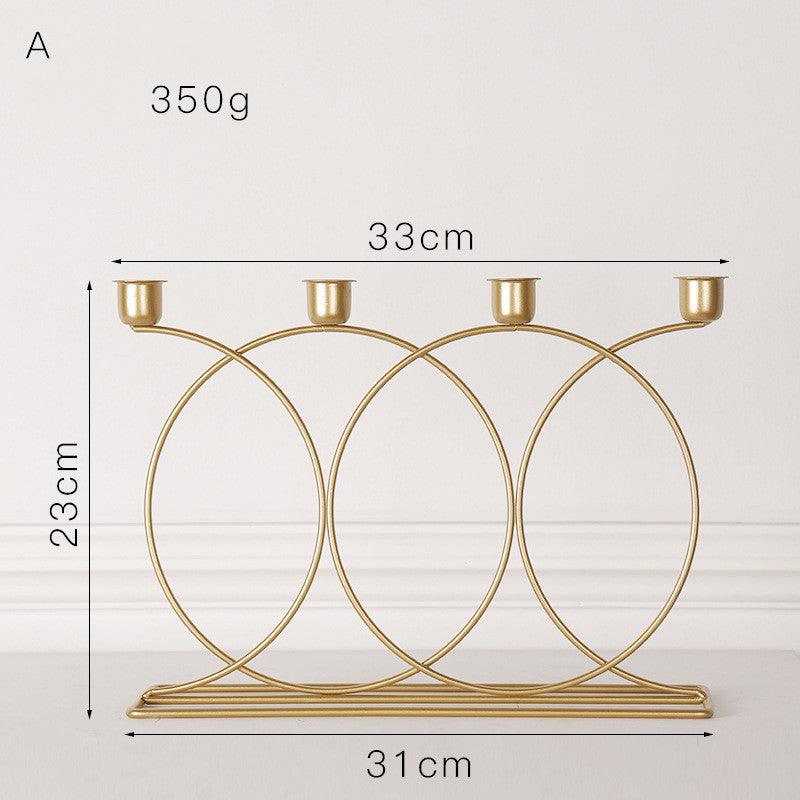 Modern Minimalist Home Dining Table Candle Holder2 style  