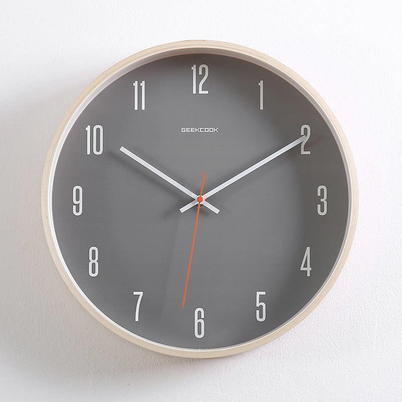Modern Minimalist Wall Mute Wall Clock Living Room Clock Fashion Light Luxury Minimalist Clock35 cm A2A 