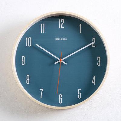 Modern Minimalist Wall Mute Wall Clock Living Room Clock Fashion Light Luxury Minimalist Clock35 cm B1B 