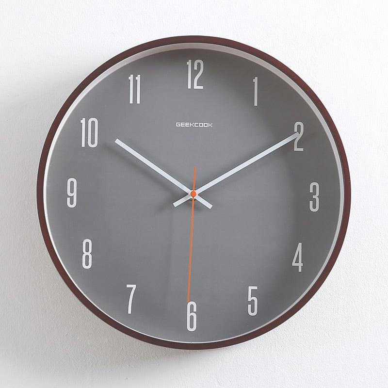 Modern Minimalist Wall Mute Wall Clock Living Room Clock Fashion Light Luxury Minimalist Clock35 cm A1A 