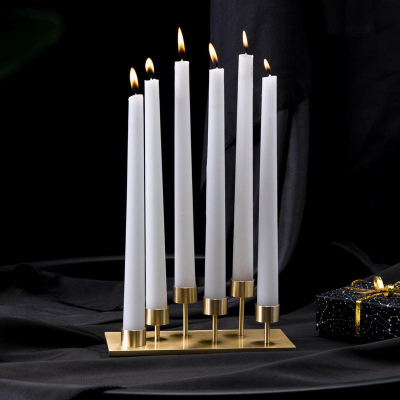 Nordic Brass Candle Holder Decoration European Style Home  