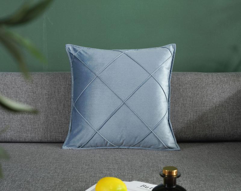 Nordic Style Modern Fashion Decorative Pillowcase - European Sofa Pillow Cushion Cover for Contemporary EleganceSky Blue 45x45cm No core
