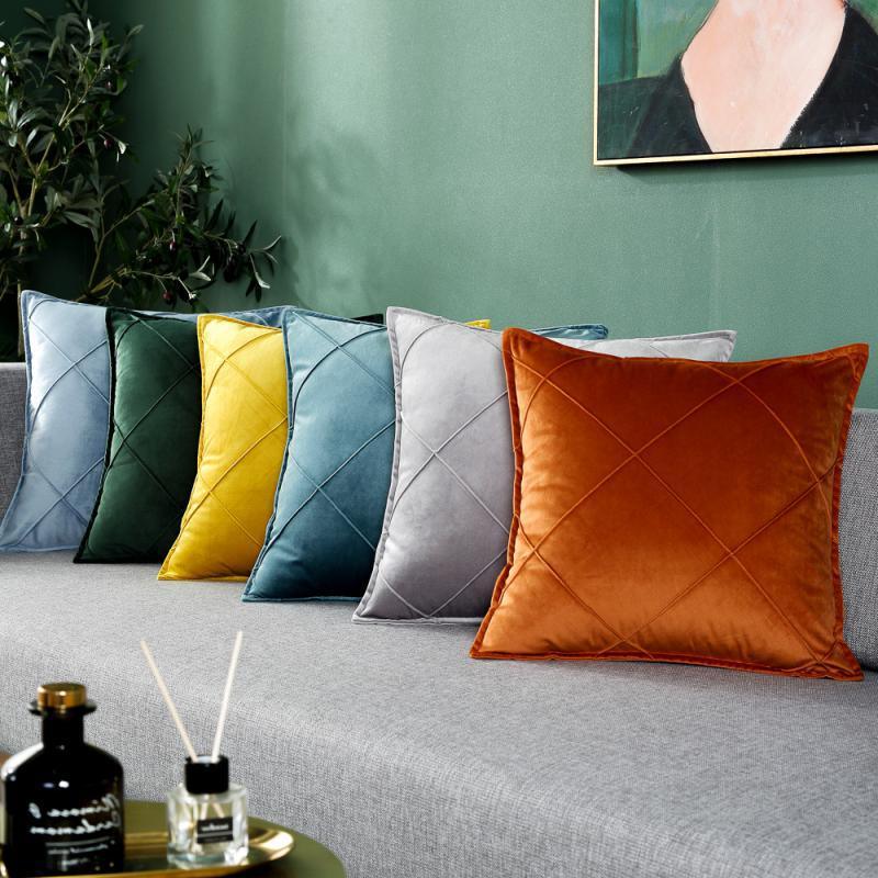 Nordic Style Modern Fashion Decorative Pillowcase - European Sofa Pillow Cushion Cover for Contemporary Elegance  