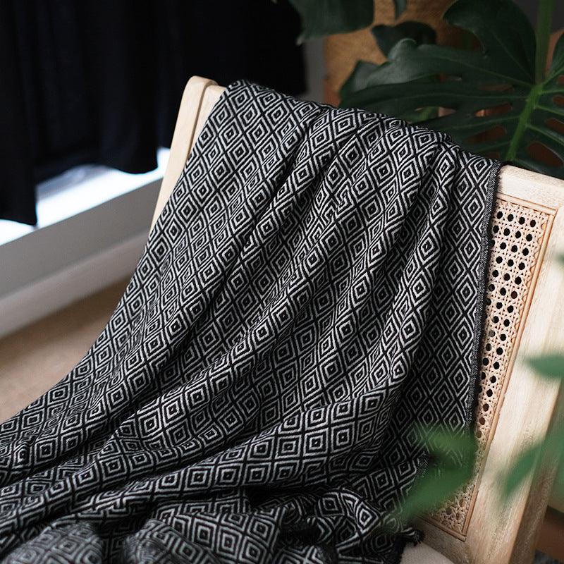 Nordic Style Woven Decorative Sofa Blanket  