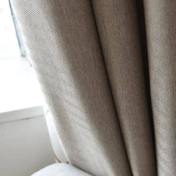 Prima twill thermal insulating custom made curtain  