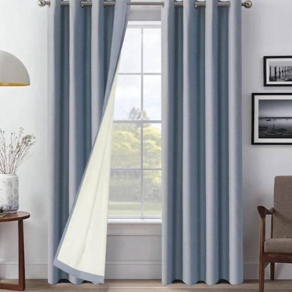 Pura thermal, noise reducing, blackout custom made curtain  