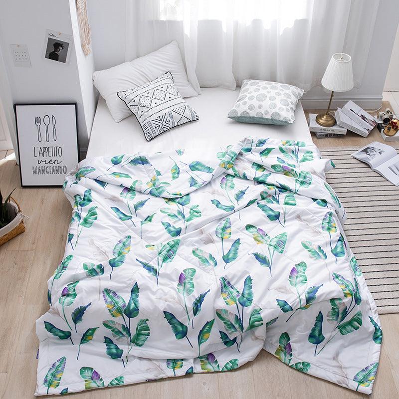 Refreshing Cool Quilt: Air Conditioner Quilted Summer Cotton QuiltC 180x220cm 