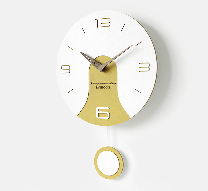 Retro pendulum wall clock  